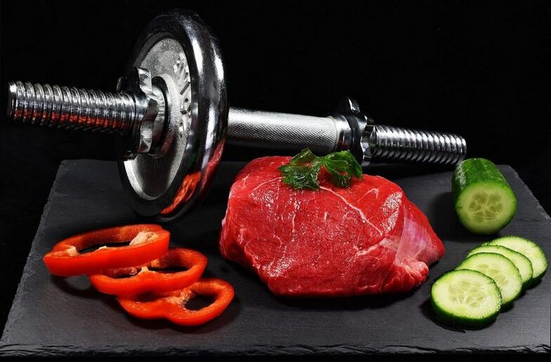 You need to do sports with a protein diet