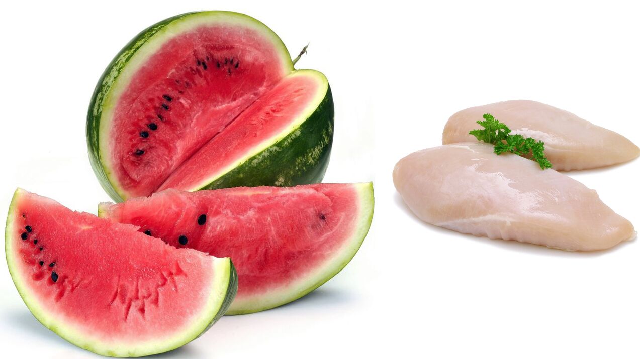 protein diet with watermelon