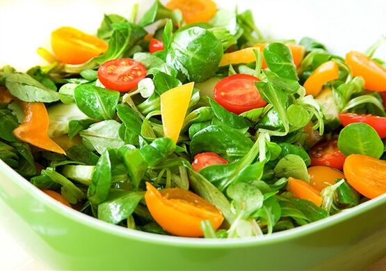 vegetable salad for weight loss for a week with 7 kg